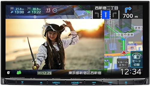 ケンウッド(KENWOOD) カーナビ 彩速高精細HDパネル 7インチ MDV-S711HD安心の日本生産日本製「音声操作に対応」 ブラック